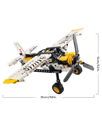 LEGO Technic Bush Plane Building Toy Set for Kids - 42198