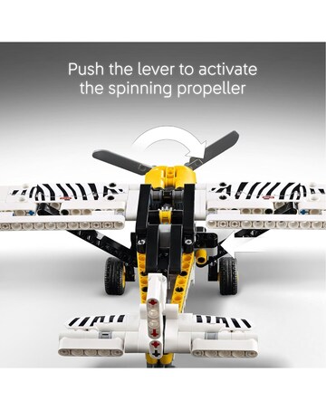 LEGO Technic Bush Plane Building Toy Set for Kids - 42198