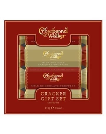 Charbonnel & Walker Cracker Gift Set: 2 x Milk & 2 x Milk Salt Caramel Truffle