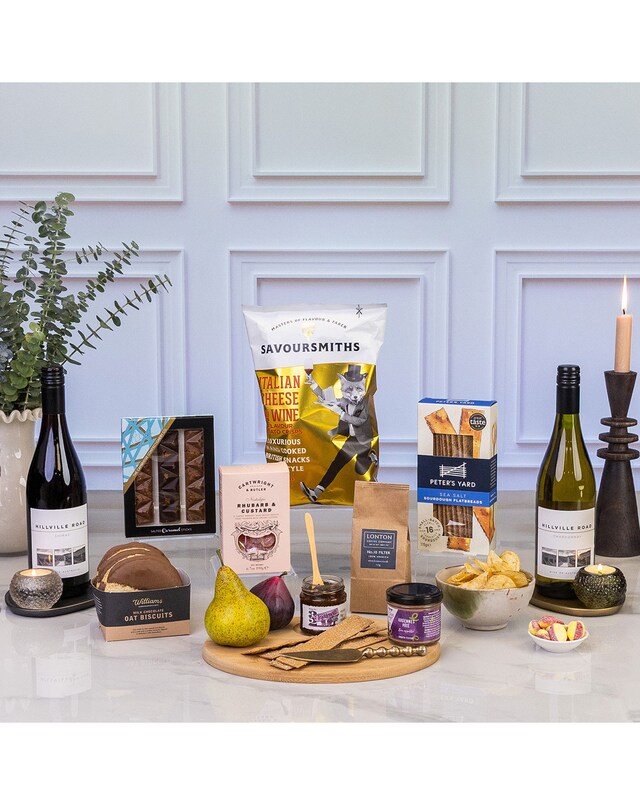 New In - Fine Wine and Favourites Hamper,
