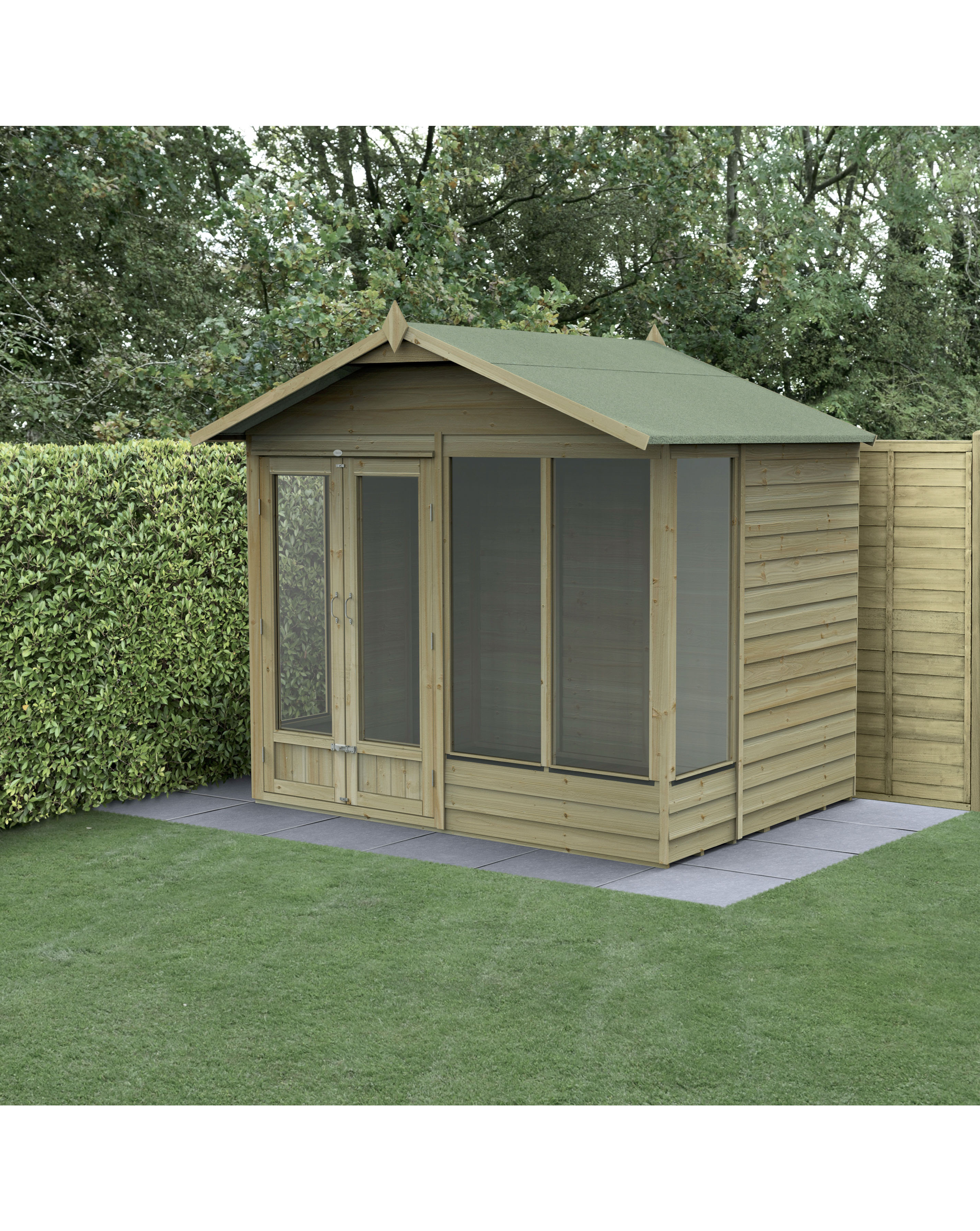 4LIFE Apex Summerhouse 8x6 - Double Door