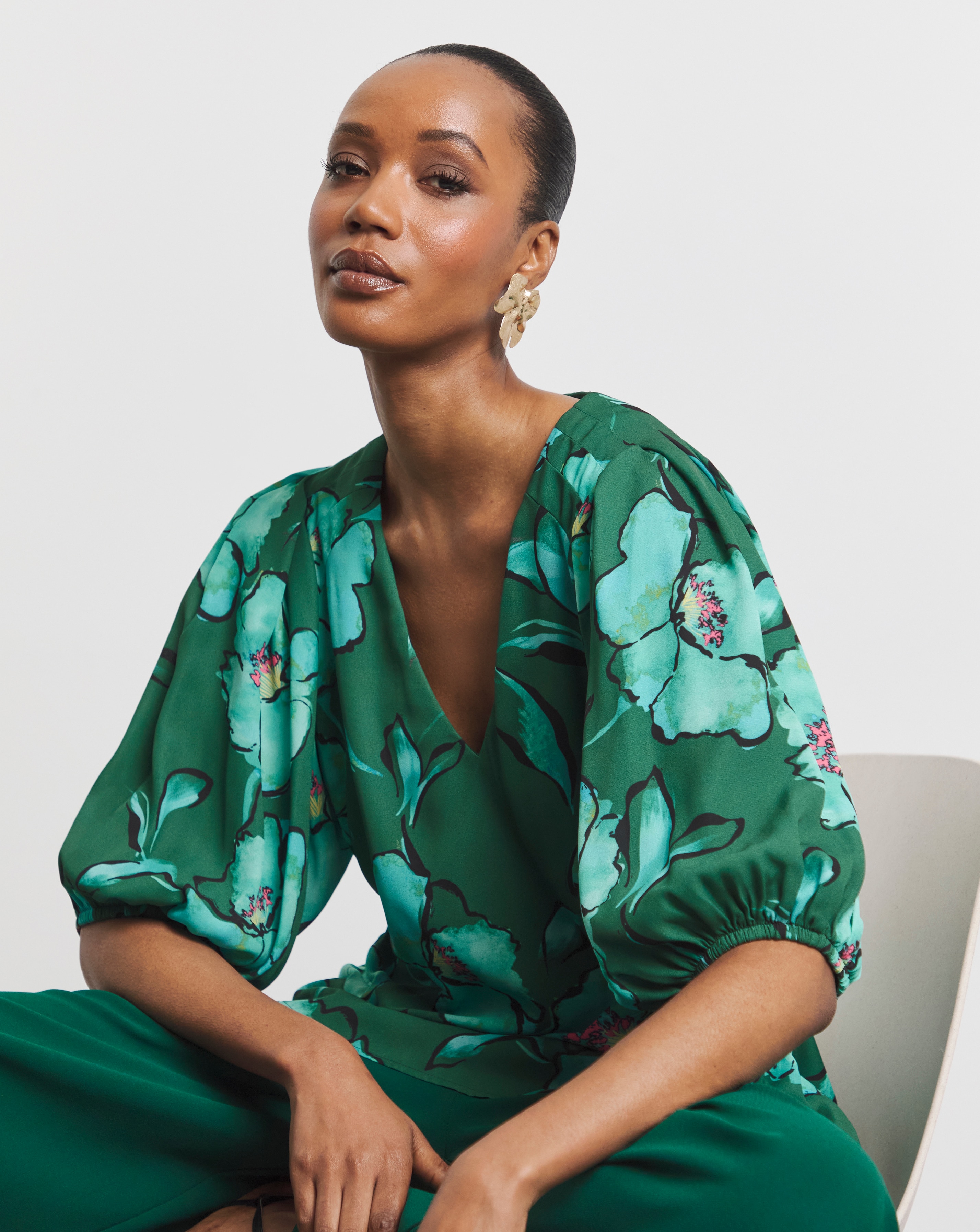 Joanna Hope Puff Sleeve Top