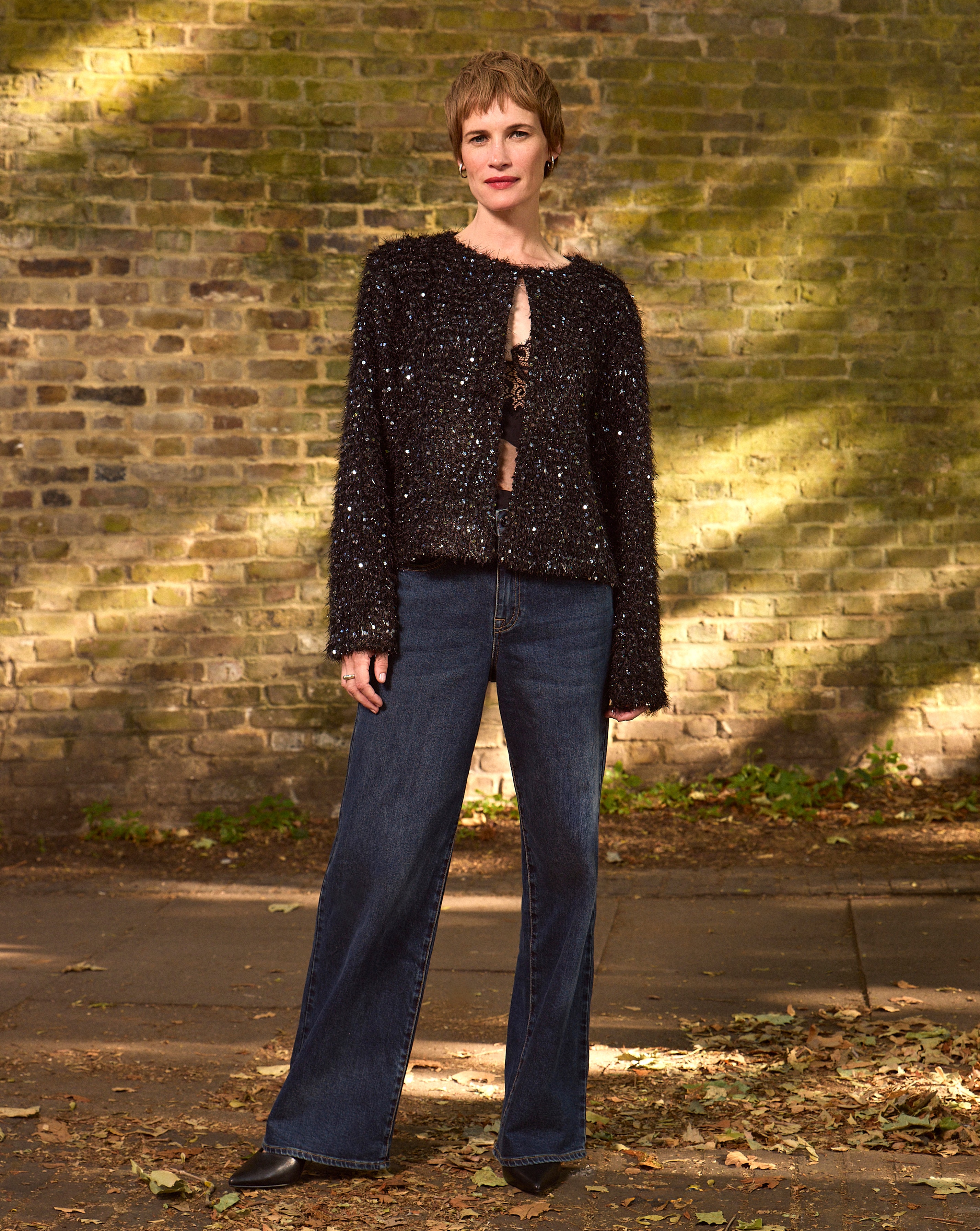 Joanna Hope Sequin Jacket