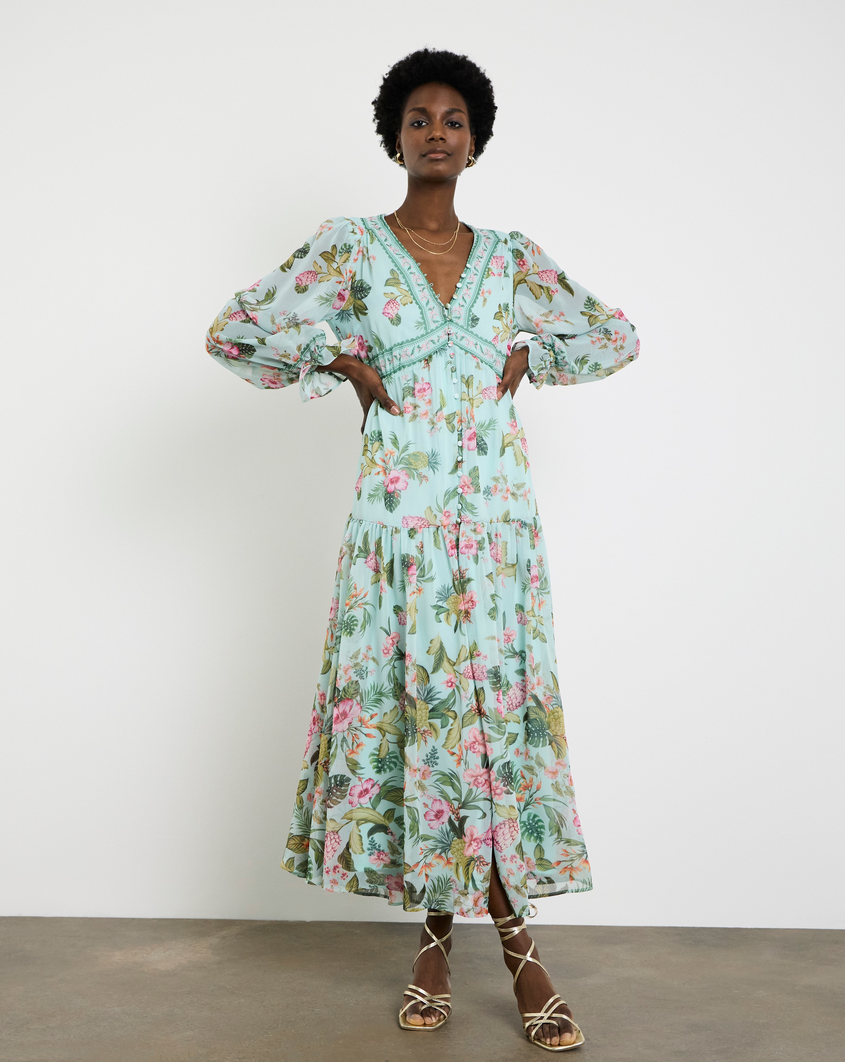 New In - Joanna Hope Printed Button Through Dress