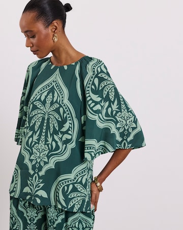 Joanna Hope Floral Printed Blouse