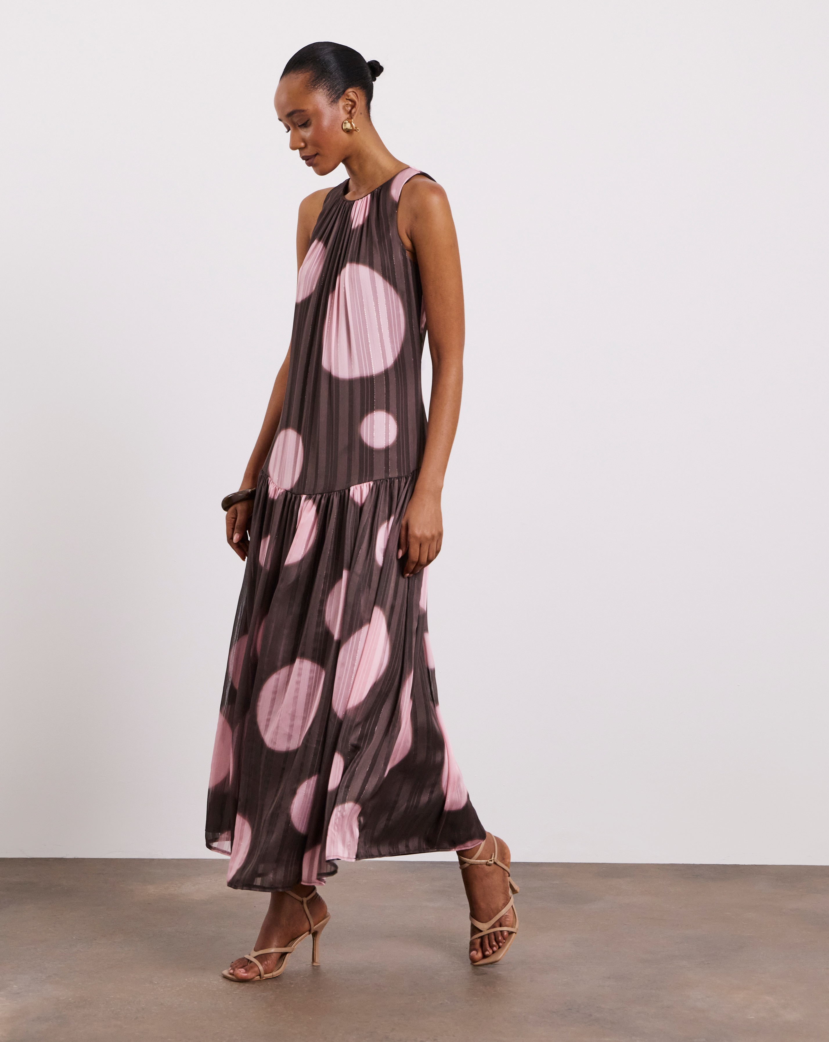 New In - Joanna Hope Printed Halter Neck Dress