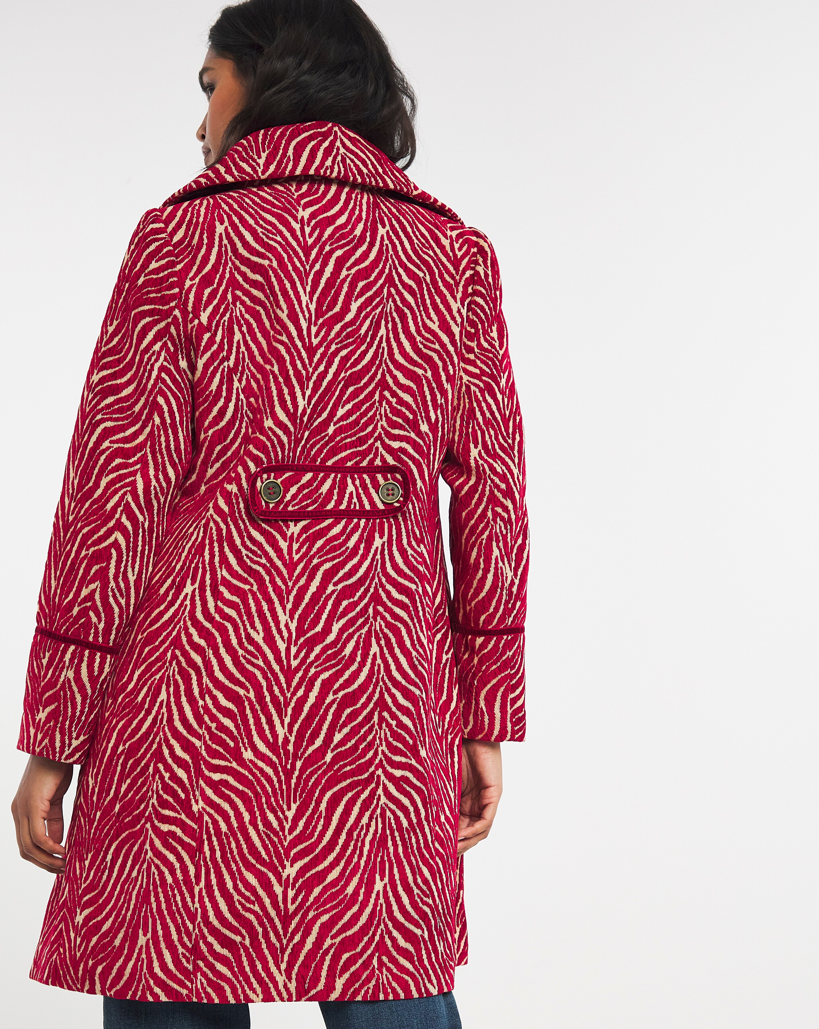 Joe Browns Jaquard Zebra Coat | JD Williams