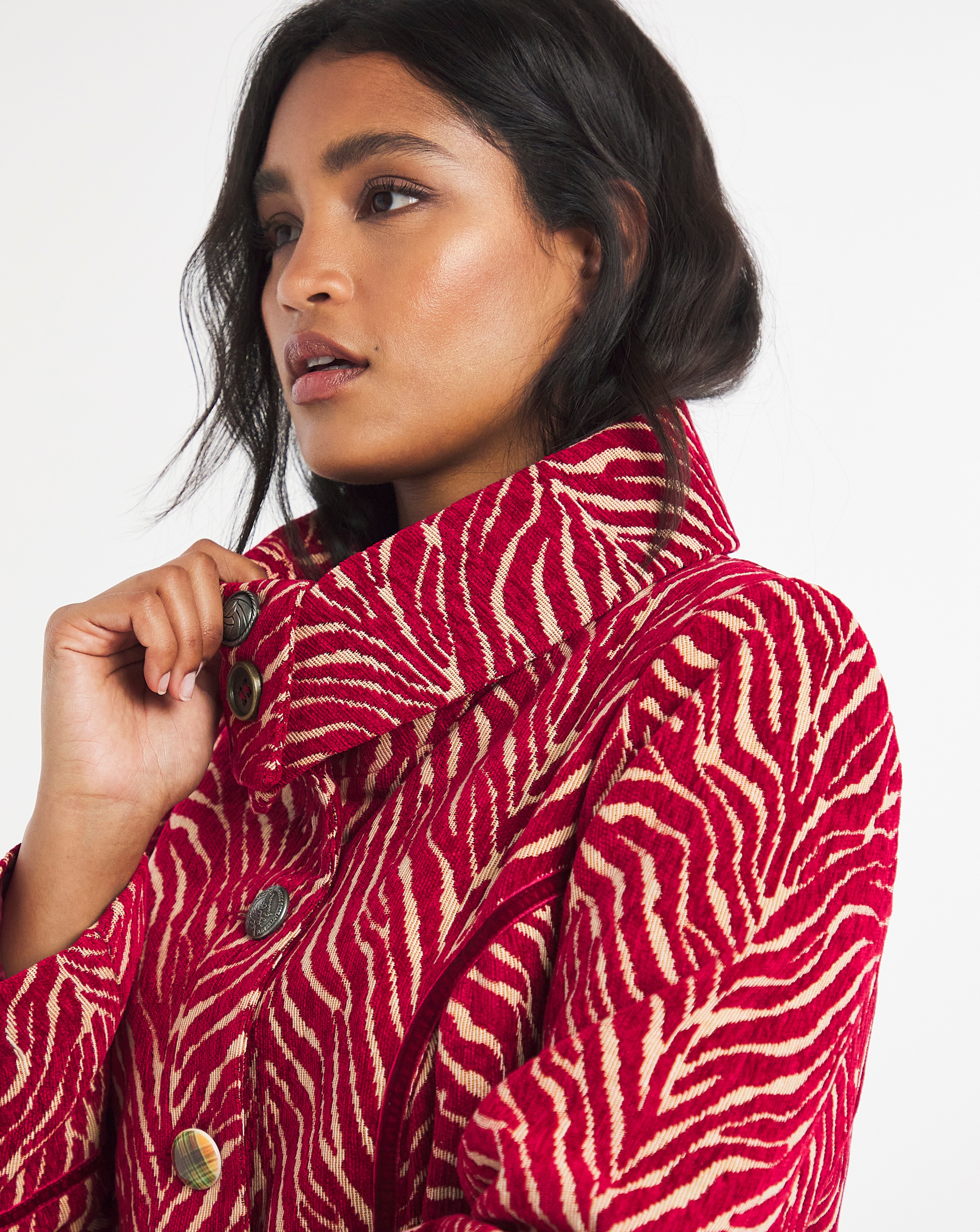 Joe Browns Jaquard Zebra Coat | JD Williams