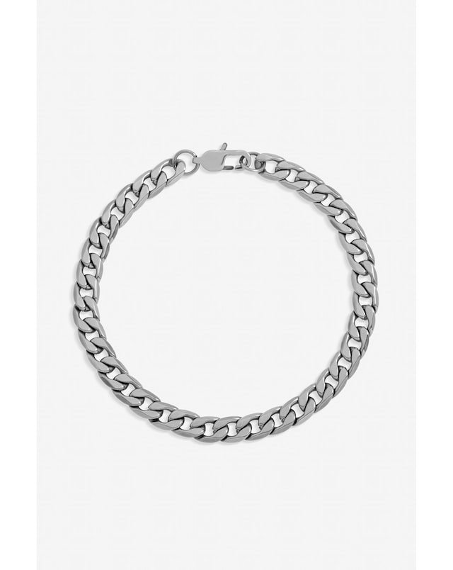 Inicio Men's Steel Waterproof Curb Chain Bracelet - Gift Pouch