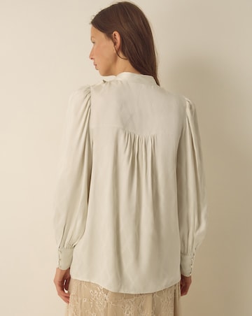 Monsoon Skyla Jacquard Pussybow Blouse