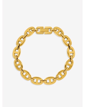 Jon Richard Gold Plated Mariner Link Stainless Steel Bracelet