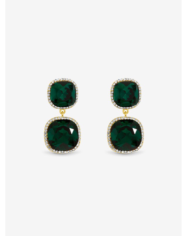 New In - Gold & Double Halo Earrings