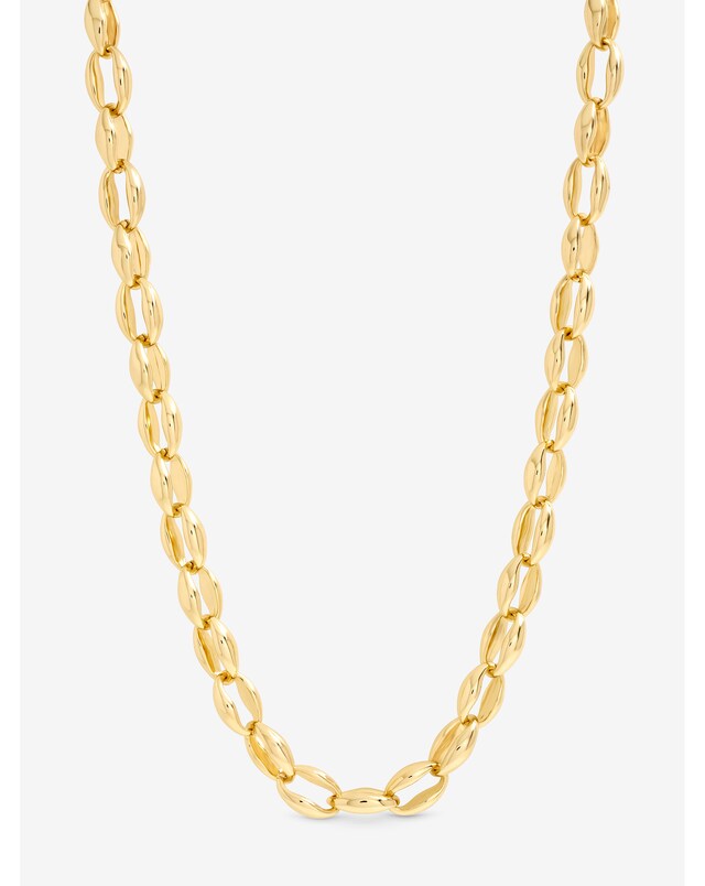 Jon Richard Gold Plated And Oval Link Necklace