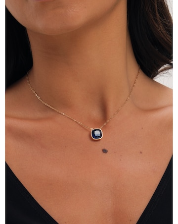 Mood Gold Plated And Sapphire Two Piece Set