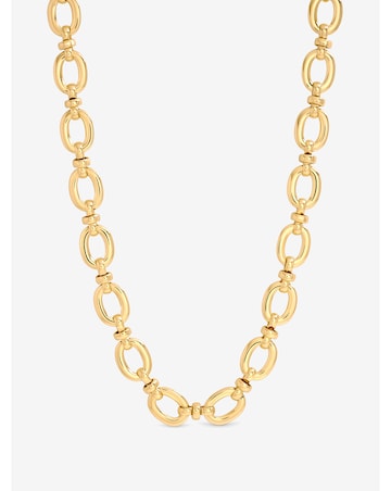 Jon Richard Gold Plated Open Link Necklace