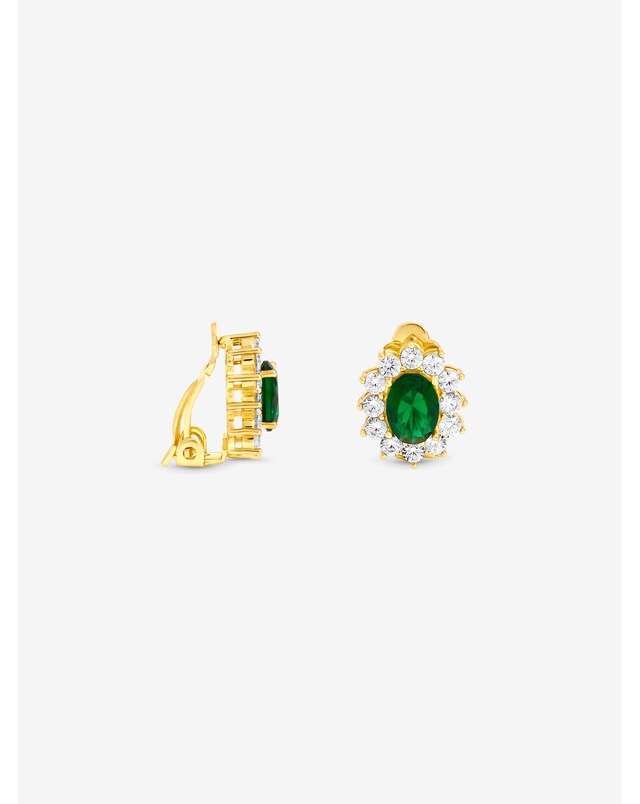 New In - Gold & Vintage Halo Earrings