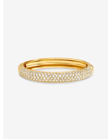 Jon Richard Gold Plated Pave Bangle