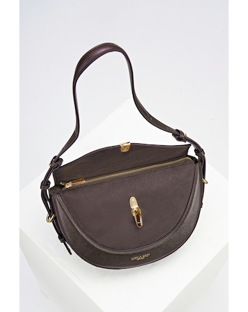 Luella Grey Angelina Chocolate Multiway Shoulder Saddle Bag