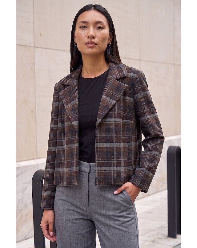 Roman Check Jacket