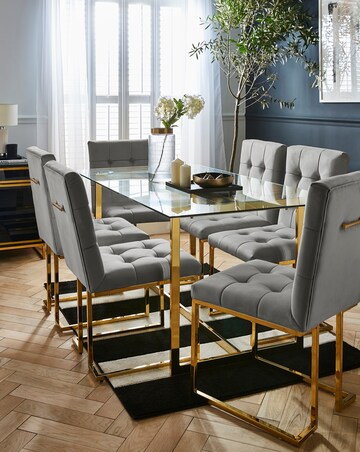 Joanna Hope Fallon 6 Seater Table with 6 Chairs