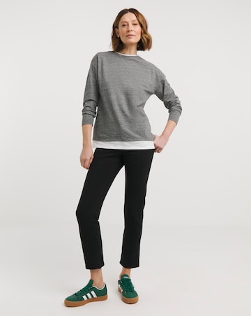 Black 24/7 Straight Leg Jeans