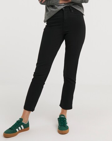 Black 24/7 Straight Leg Jeans