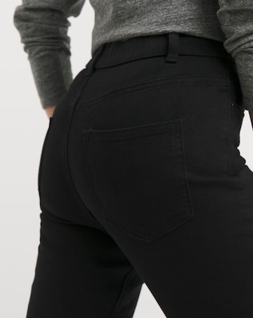 Black 24/7 Straight Leg Jeans