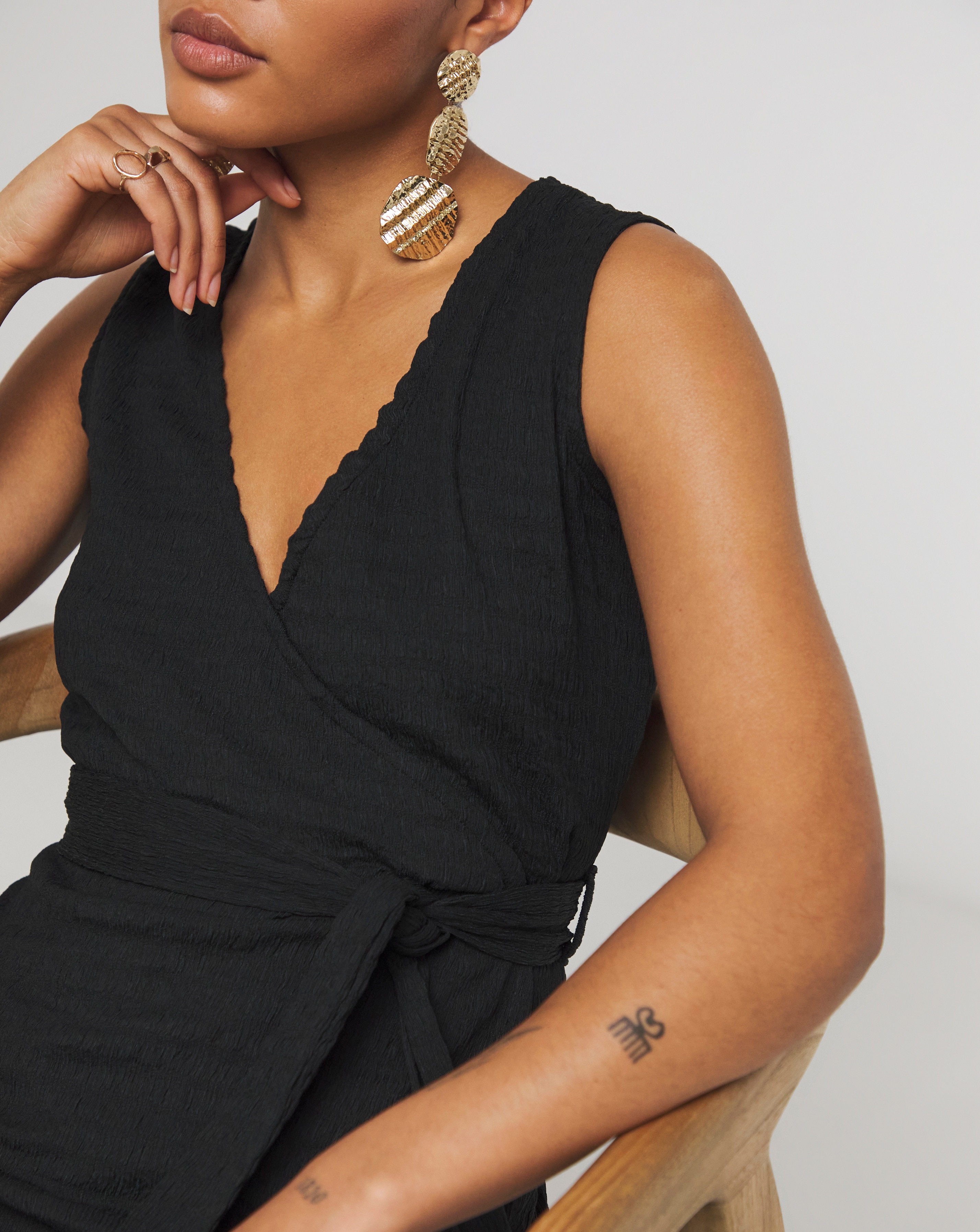 Simply Be Belted Wrap Top