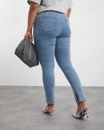 Light Blue Side Split Jean