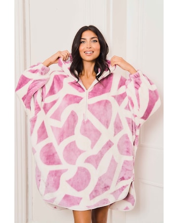 Jim Jam the Label Oversized All-over Print Hoody