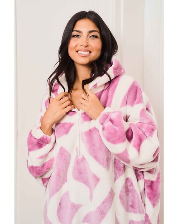 Jim Jam the Label Oversized All-over Print Hoody