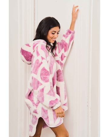 Jim Jam the Label Oversized All-over Print Hoody