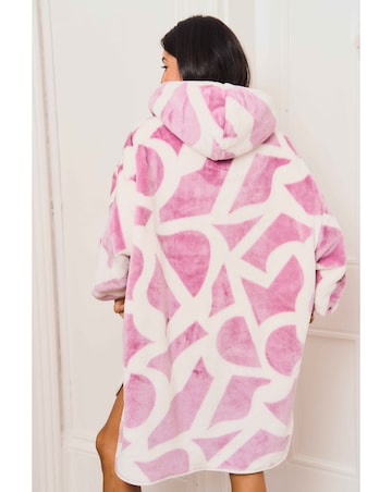 Jim Jam the Label Oversized All-over Print Hoody