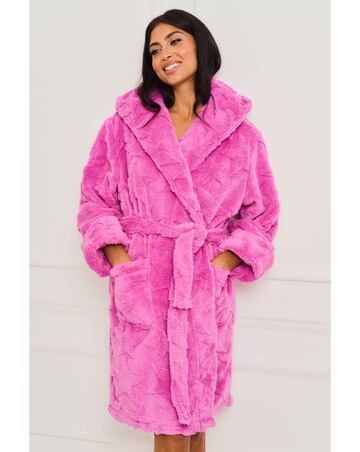 Jim Jam The Label Fleece Star Dressing Gown