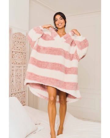 Jim Jam the Label Oversized Sripe Hoodie