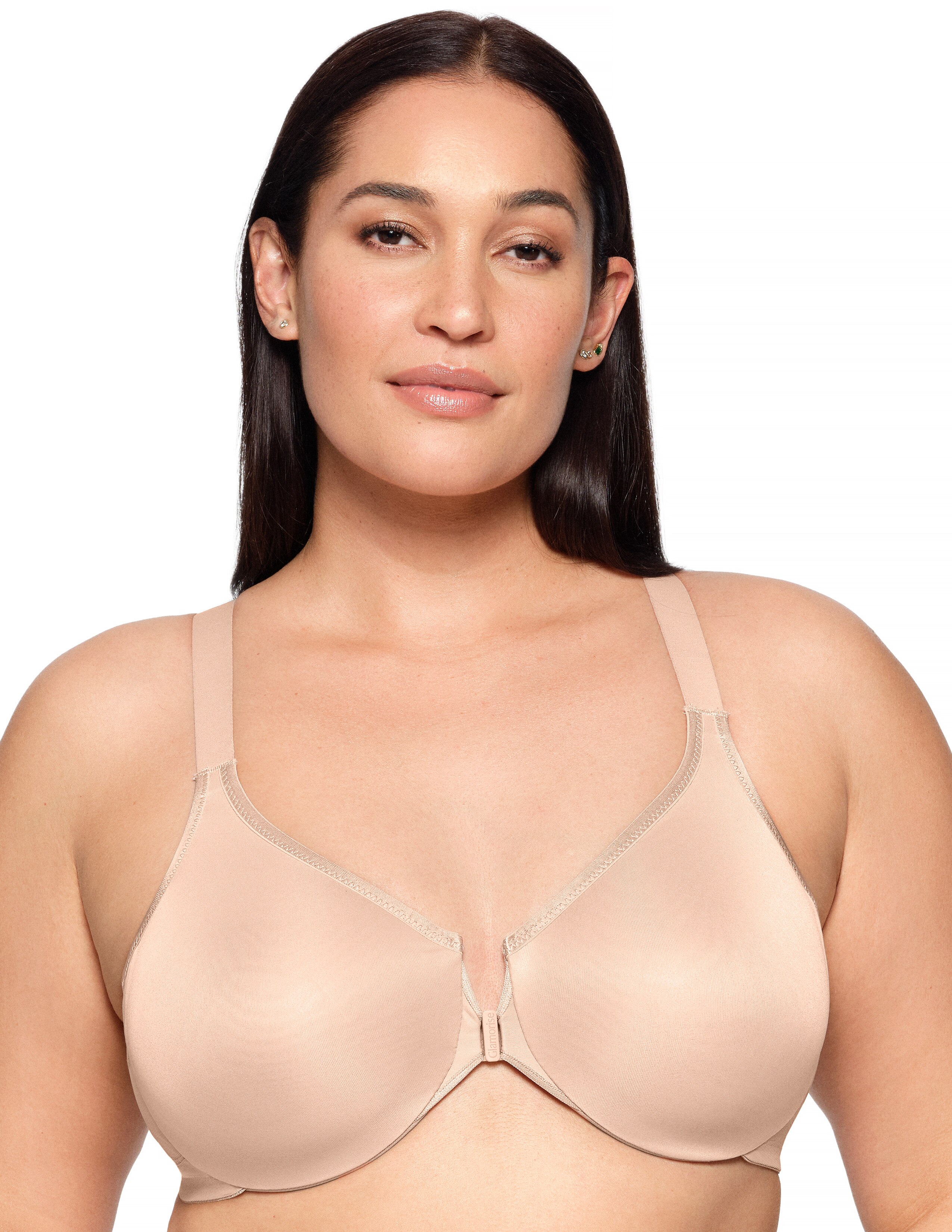 Glamorise Plus Size WonderWire Posture Back Bra 9265
