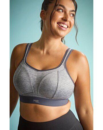 Panache Boundless Grey Marl Moulded Non Wired High Impact Sports Bra