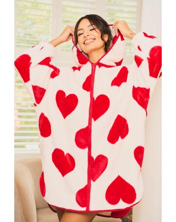 Jim Jam the Label Oversized Heart Hoody