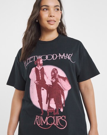 Simply Be Black Fleetwood Mac License T-Shirt