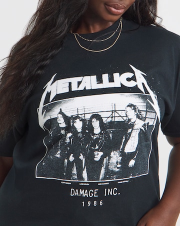 Black Metallica License T-shirt