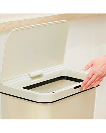 Tower 50L Rectangular Sensor Bin Cream