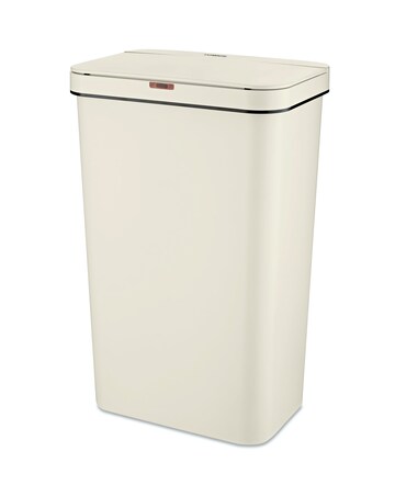 Tower 50L Rectangular Sensor Bin Cream