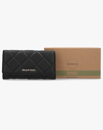 Valentino Bags Ocarina Quilted Black Wallet