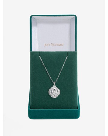 Jon Richard CZ Crystal Clover Pendant