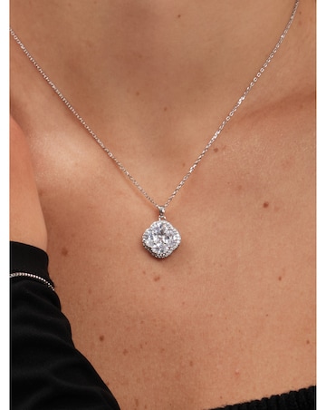 Jon Richard CZ Crystal Clover Pendant