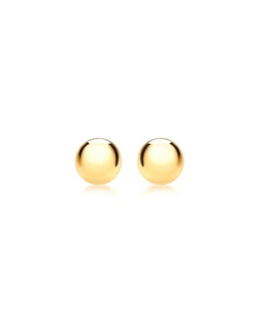 9 Carat Gold Small Ball Stud Earrings