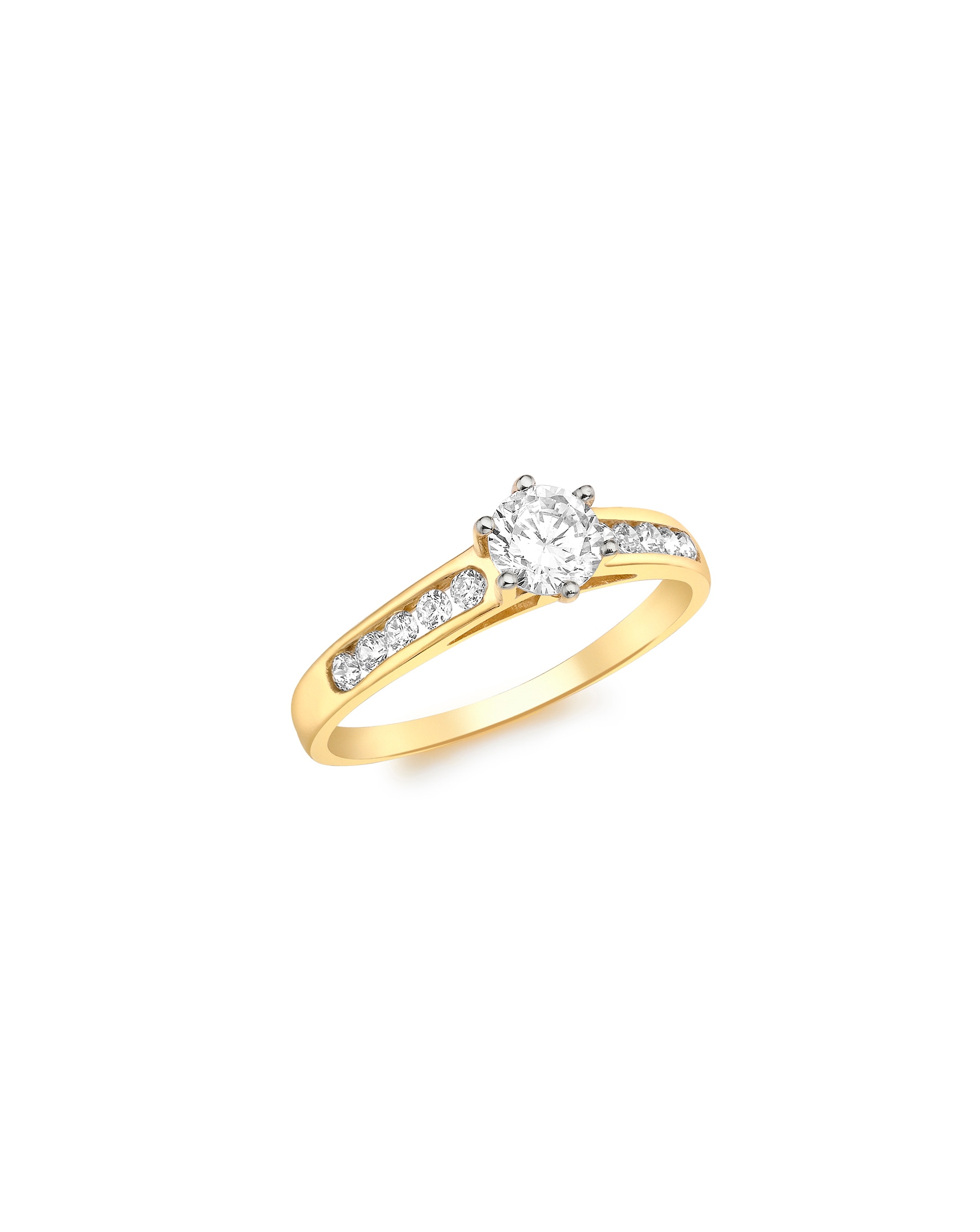 9 Carat Gold Cubic Zirconia Ring