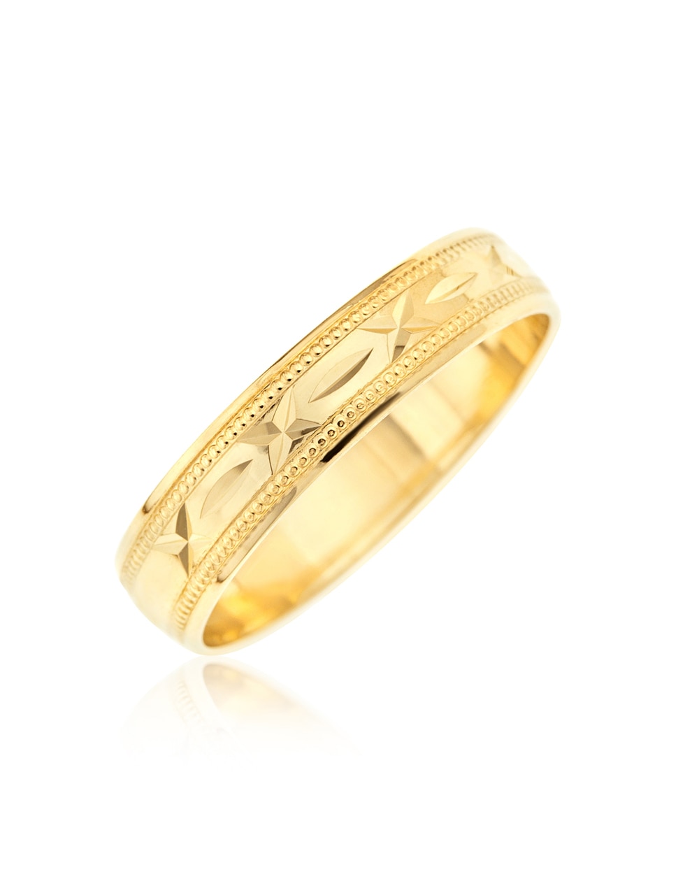 9ct Sealed with a Kiss Wedding Band