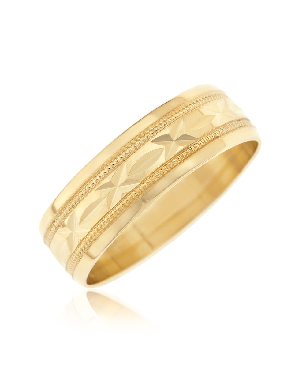 9ct Sealed with a Kiss Wedding Band