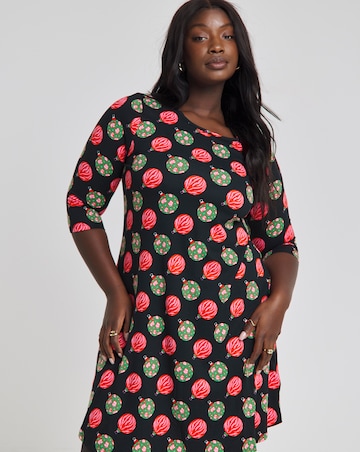Supersoft Novelty Print Dress